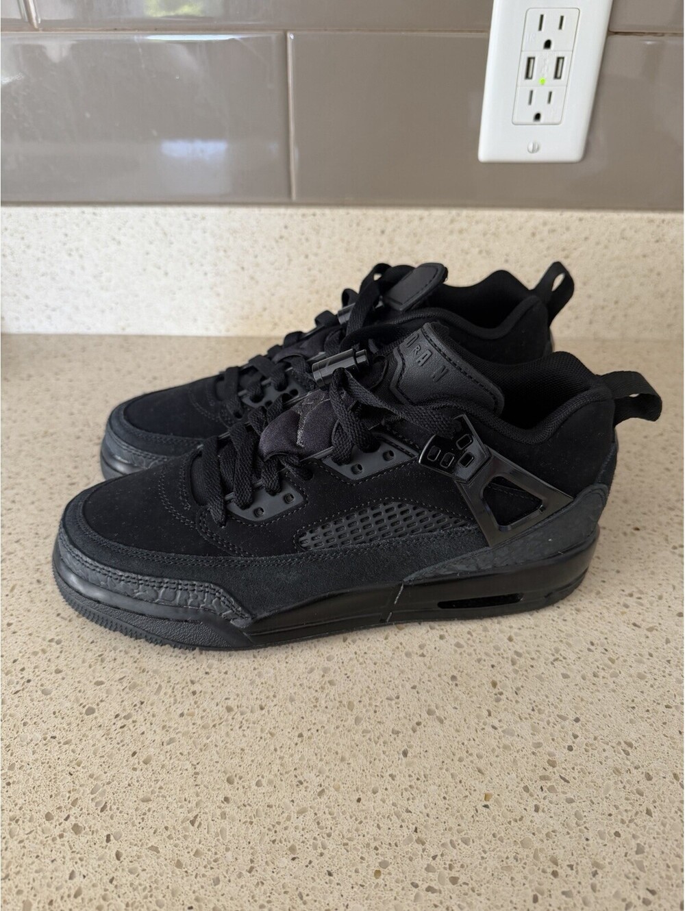 Black Cat Nike Jordan Spizike Low GS SIZE 6Y FQ3950-001 New Big Kid Youth